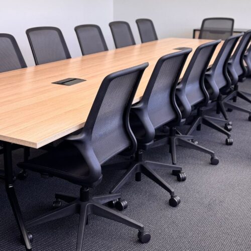 modern boardroom space